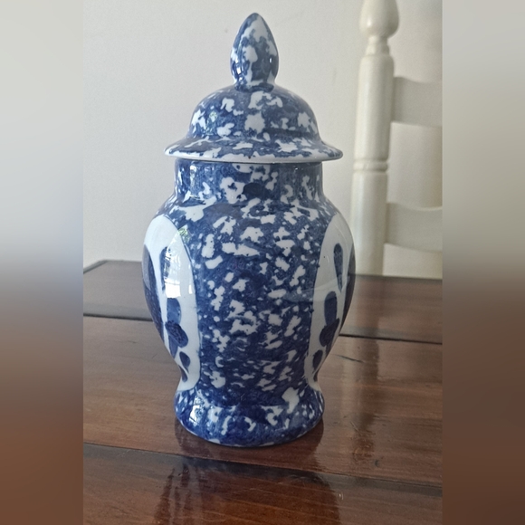 🧿Blue and White Heart Jar🧿 - Picture 2 of 12